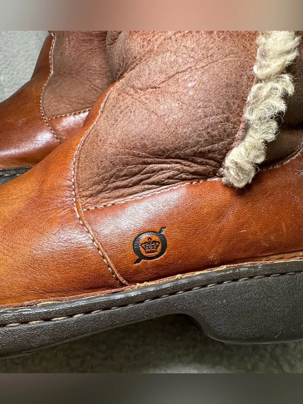 Born shearling lined